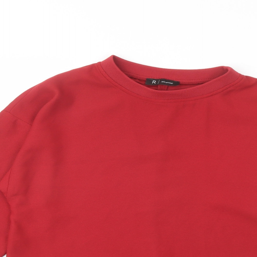 Womens UK Size 6 La Redoute Red Basic Blouse