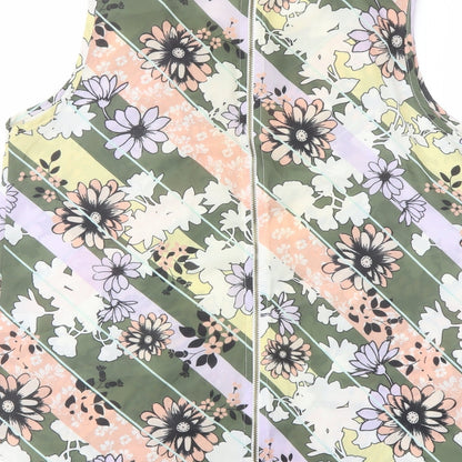 Womens UK Size 12 Select Multicoloured Basic Blouse