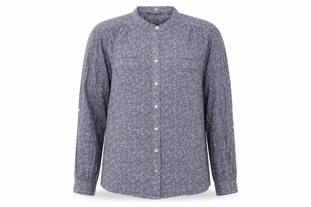 Womens UK Size 12 Marks and Spencer Grey Basic Button-Up