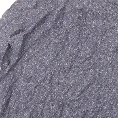 Womens UK Size 12 Marks and Spencer Grey Basic Button-Up