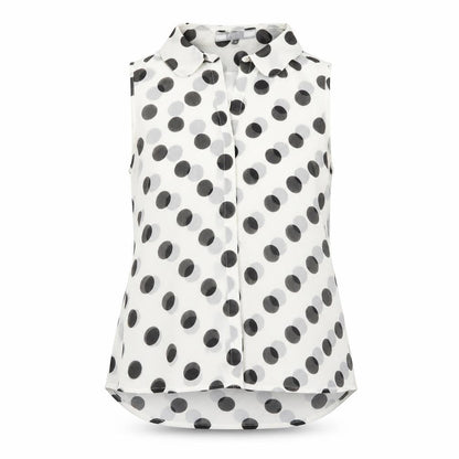 Womens UK Size 8 NEXT White Basic Button-Up