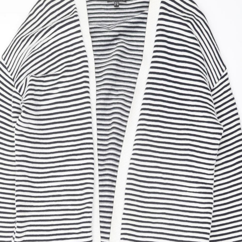 Womens UK Size 10 Warehouse Blue Cardigan Jumper