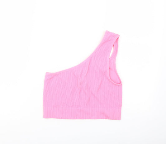 Womens UK Size M Dunnes Stores Pink Cropped Tank