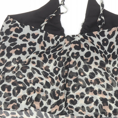 Womens UK Size 12 ASOS Black Camisole T-Shirt
