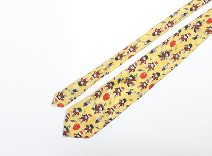 Mens St Michael Multicoloured Geometric  Pointed Tie