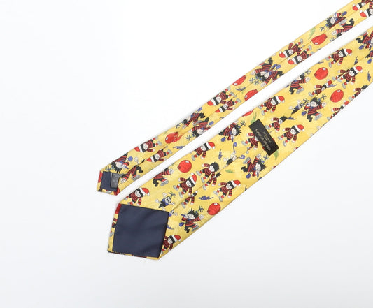 St Michael Mens Multicoloured Geometric Polyester Pointed Tie One Size - Dennis the Menace