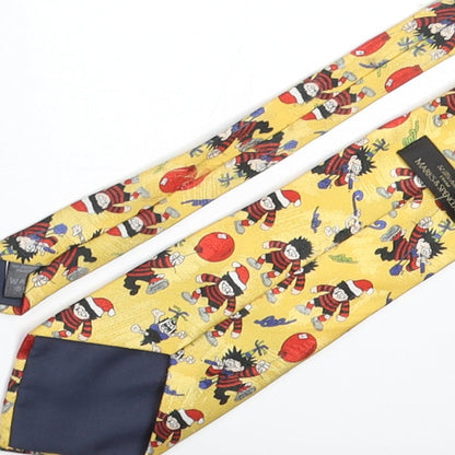 Mens St Michael Multicoloured Geometric  Pointed Tie