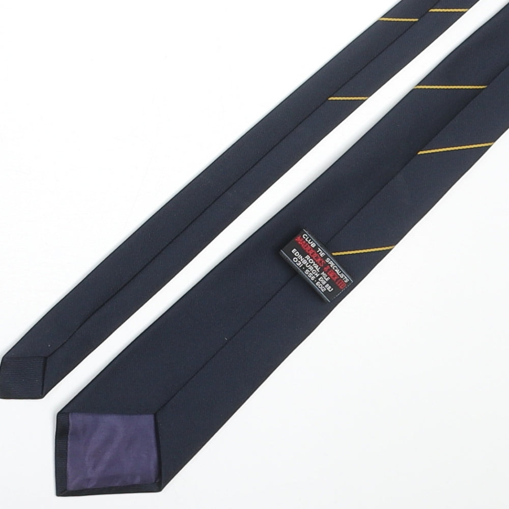 Maddocks & Dick Ltd. Mens Blue Polyester Pointed Tie One Size - Grand Slam 1990