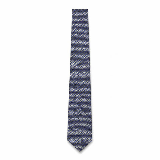 Mens Tie Rack Multicoloured Geometric  Pointed Tie