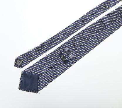 Tie Rack Mens Multicoloured Geometric Silk Pointed Tie One Size