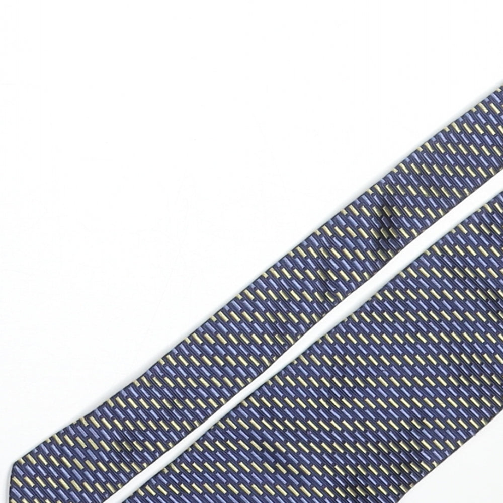 Tie Rack Mens Multicoloured Geometric Silk Pointed Tie One Size