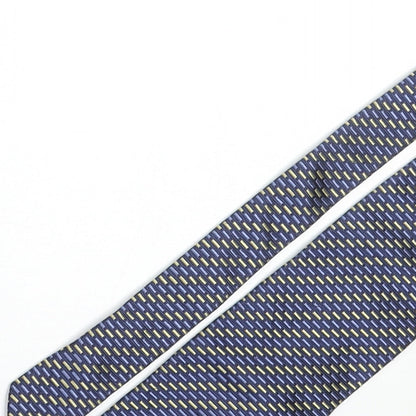 Tie Rack Mens Multicoloured Geometric Silk Pointed Tie One Size