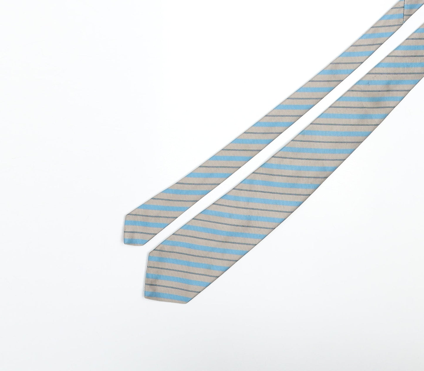 Michaelsons Mens Multicoloured Striped Polyester Pointed Tie One Size