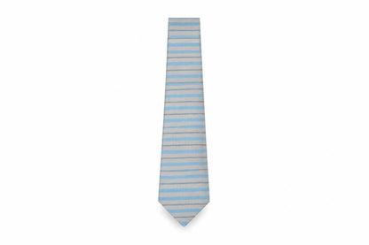 Mens Michaelsons Multicoloured Striped  Pointed Tie