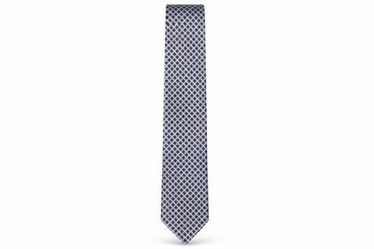 Roundtree & Yorke Mens Multicoloured Plaids & Checks Silk Pointed Tie One Size