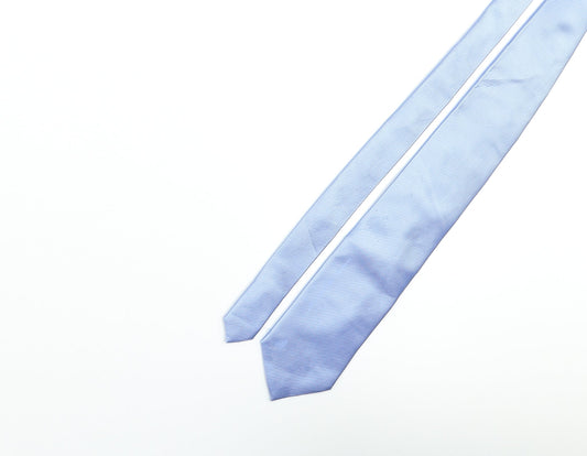 The Savile Row Company Mens Blue Silk Pointed Tie One Size