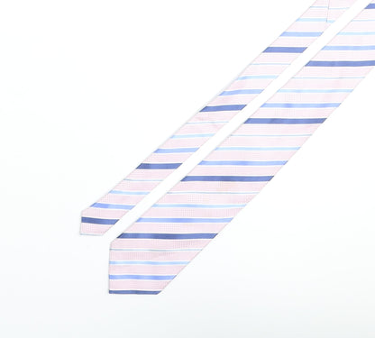 Mens Deha Villand Multicoloured Striped  Pointed Tie