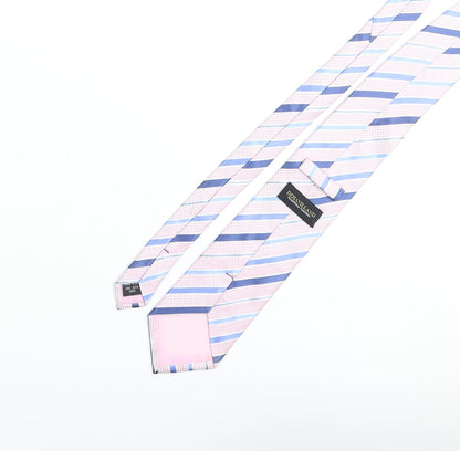 Mens Deha Villand Multicoloured Striped  Pointed Tie