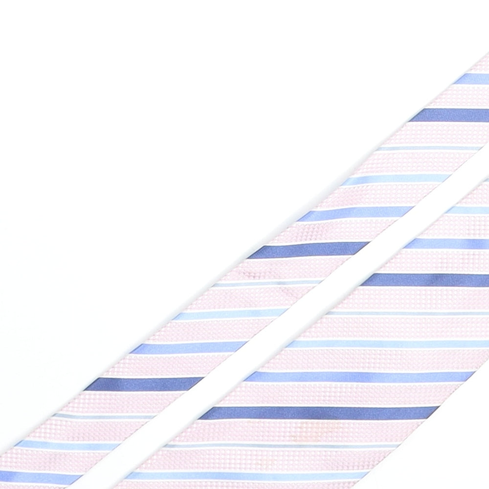 Mens Deha Villand Multicoloured Striped  Pointed Tie