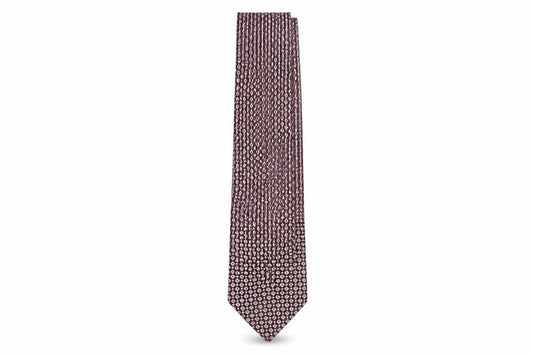 Mens Tie Rack Multicoloured Geometric  Pointed Tie