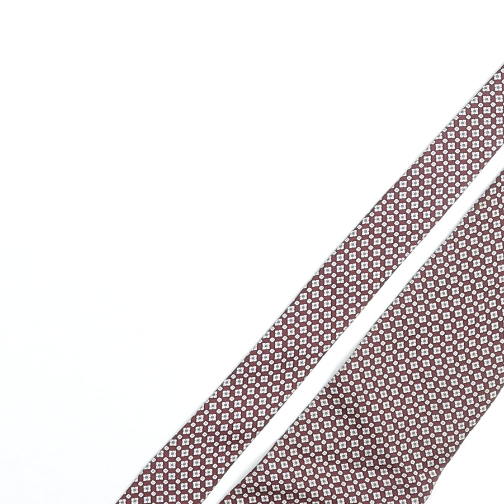 Tie Rack Mens Multicoloured Geometric Silk Pointed Tie One Size - Floral Print