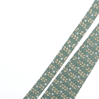 Vintage Chello Mens Multicoloured Geometric Polyester Pointed Tie One Size - Chello Sheet Music Print