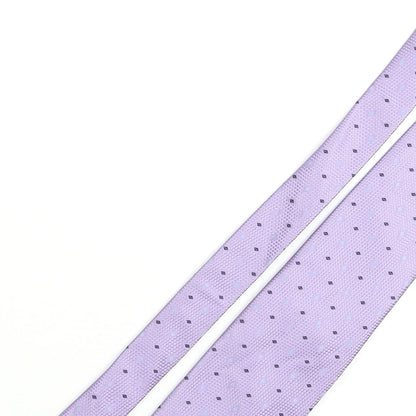 Greenwoods Mens Purple Geometric Polyester Pointed Tie One Size - Diamond Pattern