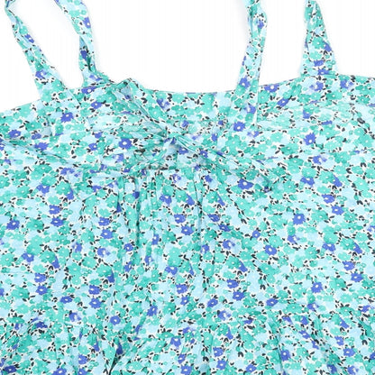 Womens UK Size 20 Marks and Spencer Multicoloured Cropped Blouse