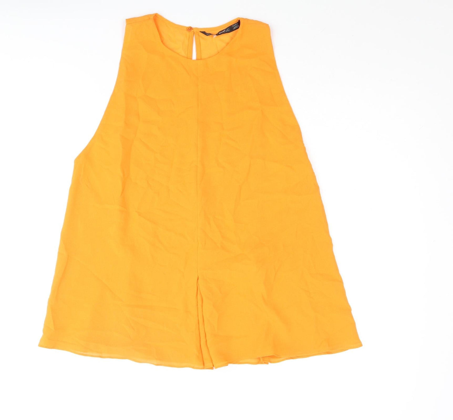 Womens UK Size L Zara Orange Camisole Blouse