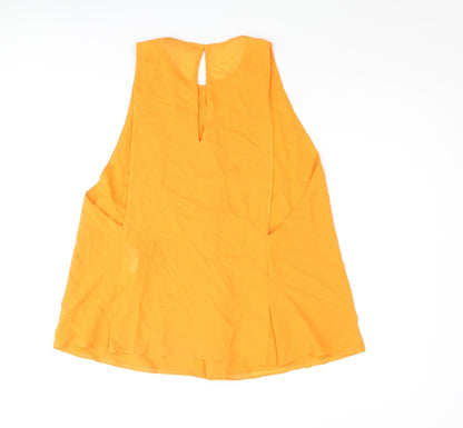 Womens UK Size L Zara Orange Camisole Blouse