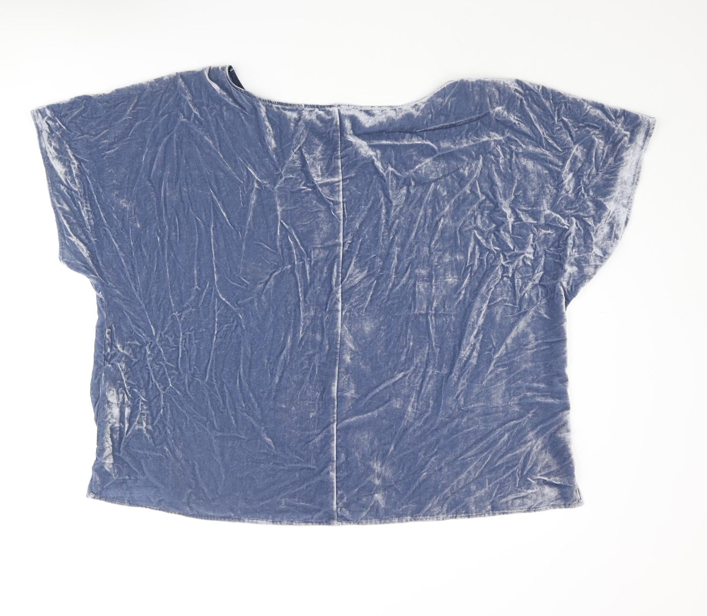 Womens UK Size 18 Per Una Blue Basic Blouse
