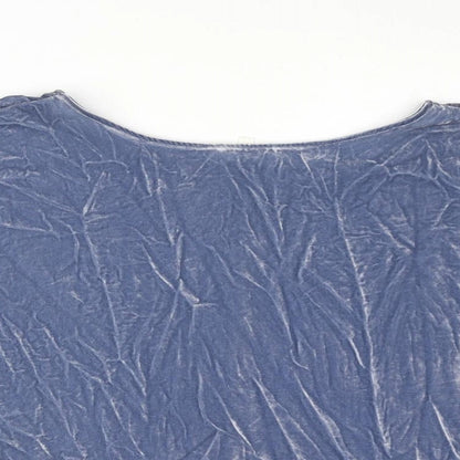 Womens UK Size 18 Per Una Blue Basic Blouse