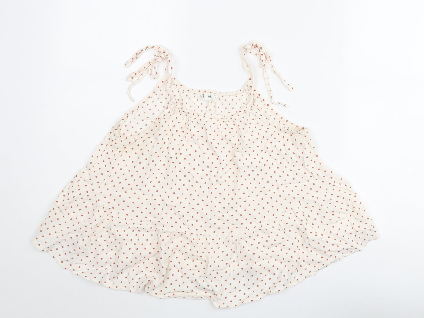 Womens UK Size 8 Mango Ivory Camisole Blouse
