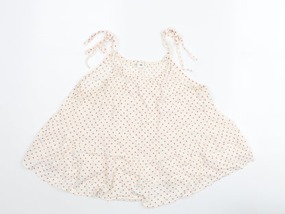 Womens UK Size 8 Mango Ivory Camisole Blouse