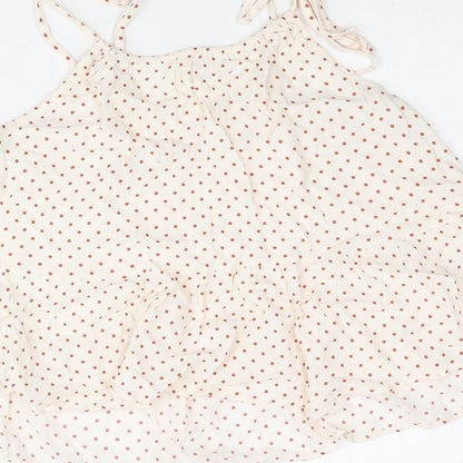 Womens UK Size 8 Mango Ivory Camisole Blouse