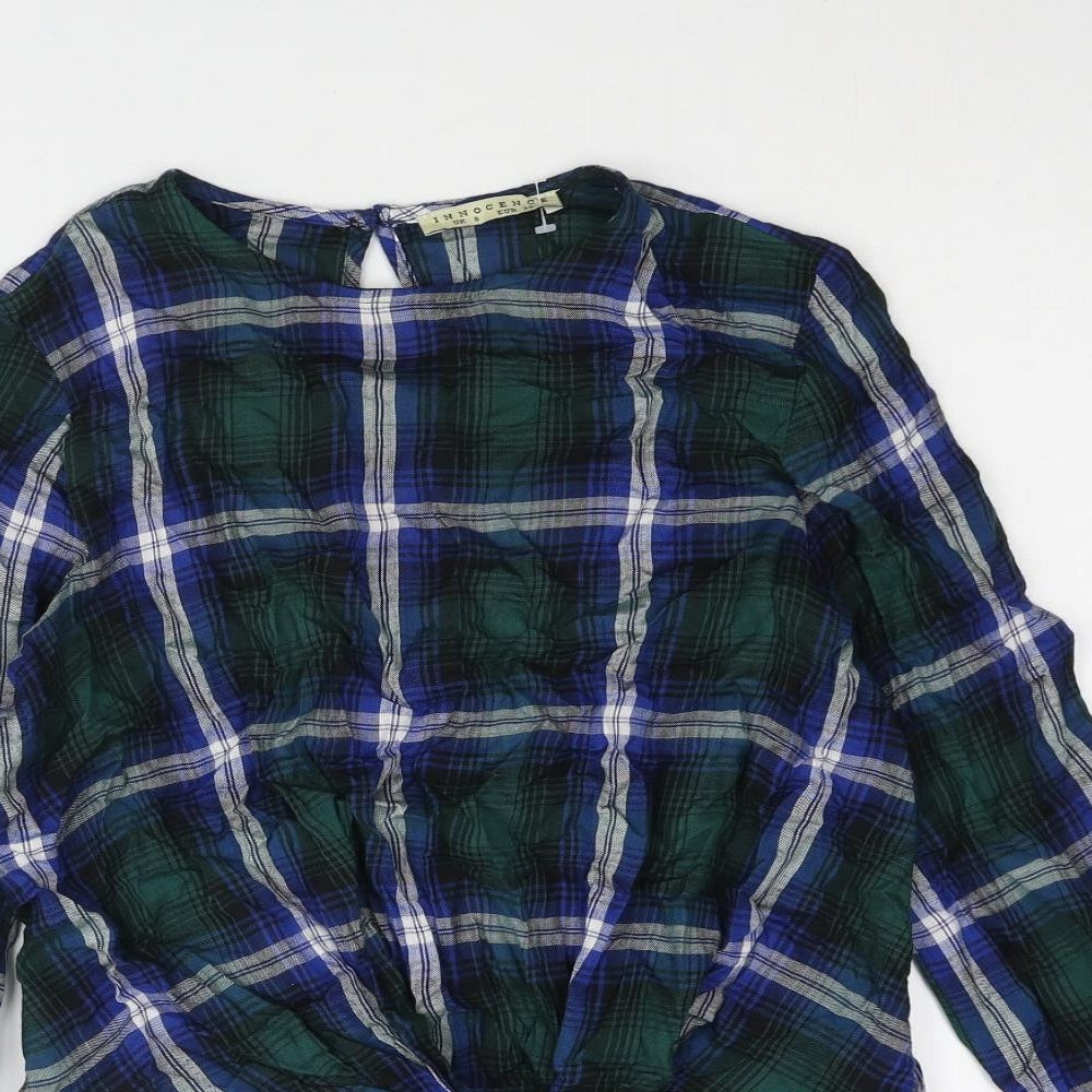 Womens UK Size 8 Innocence Multicoloured Basic Blouse