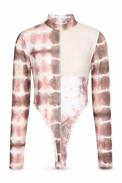 Womens UK Size 12 Boohoo One-Piece Multicoloured Bodysuit