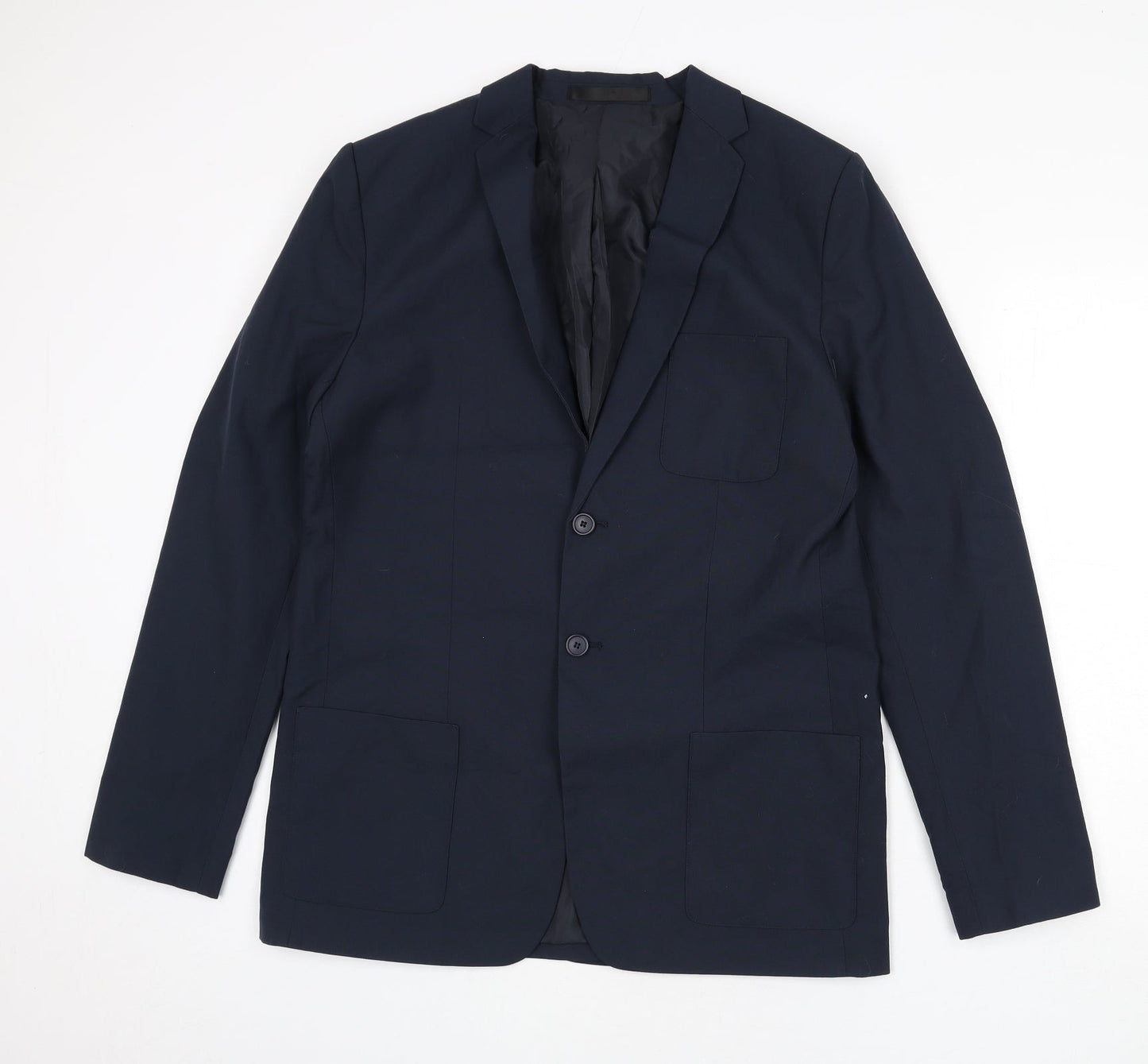 Mens UK Size 41 Marks and Spencer Regular Blue Suit Jacket