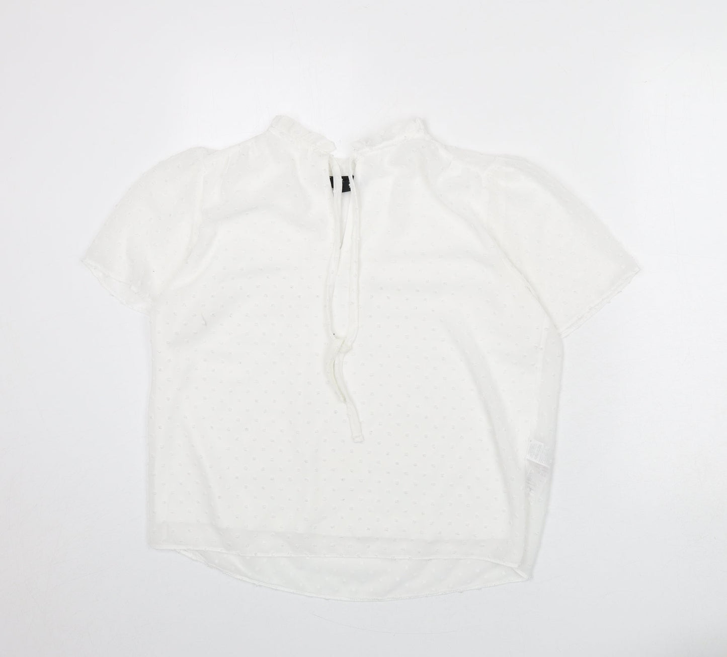 Womens UK Size 14 New Look White Basic Blouse