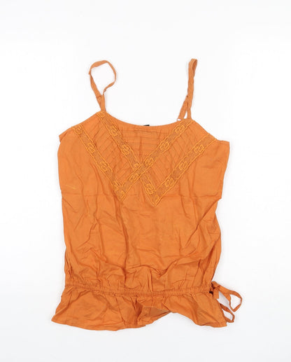 Womens UK Size 8 NEXT Orange Camisole Tank