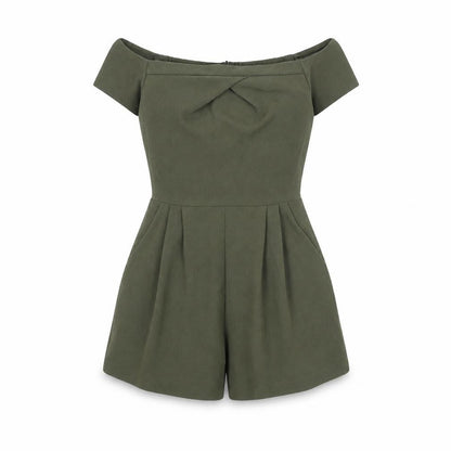 Womens UK Size S Love One-Piece Green Romper