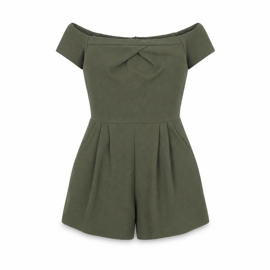 Womens UK Size S Love One-Piece Green Romper