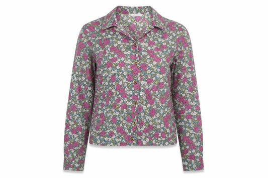 Womens UK Size S Mango Multicoloured Basic Button-Up