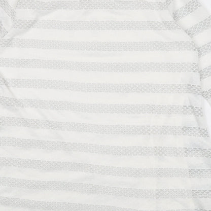 Womens UK Size 12 Saloos White Basic T-Shirt