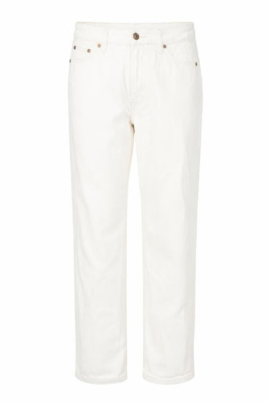Womens UK Size 6 River Island Regular Fit Straight White Jeans