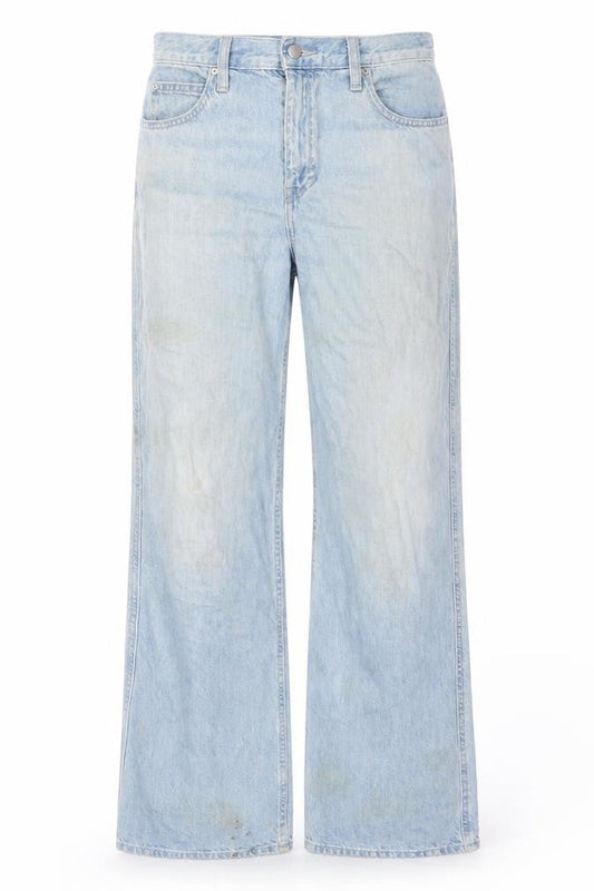 Womens UK Size 25 in Uniqlo Regular Fit Bootcut Blue Jeans