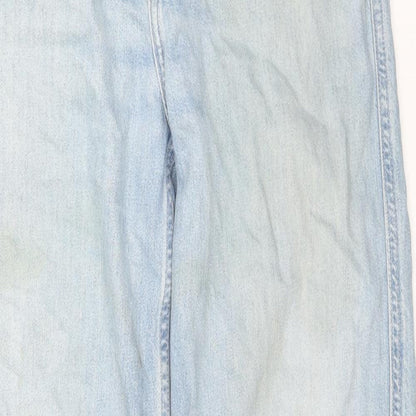 Uniqlo Womens Blue Cotton Bootcut Jeans Size 25 in L31 in Regular Zip