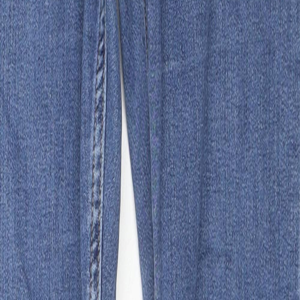 ASOS Womens Blue Cotton Skinny Jeans Size 26 in L31 in Regular Zip