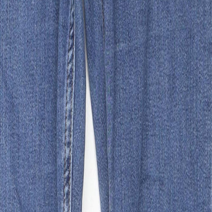 ASOS Womens Blue Cotton Skinny Jeans Size 26 in L31 in Regular Zip