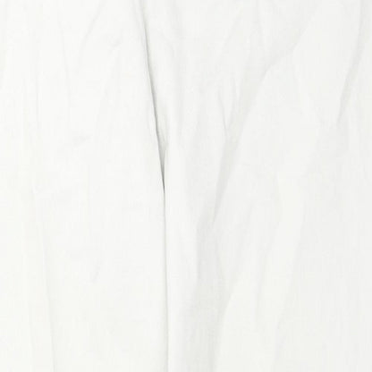 Womens UK Size 14 Marks and Spencer Regular Fit Straight Ivory Jeans